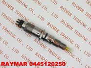 BOSCH Genuine common injector 0445120060, 0445120250 for Cummins 3977080, 4983267, 5263321, DAF 1703934