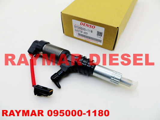 Inyector de combustible común auténtico del carril de DENSO 095000-1180, 9709500-118 para MITSUBISHI 6M60T ME300331